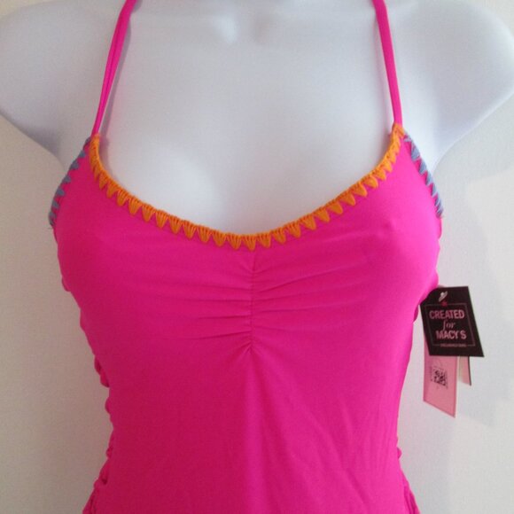 Salt + Cove Cutout Side 1 Piece Swimsuit Embroidery Trim NWT Sz XS - Picture 7 of 11